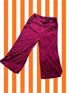 RI MI Magenta Wide-Leg Palazzo Pants